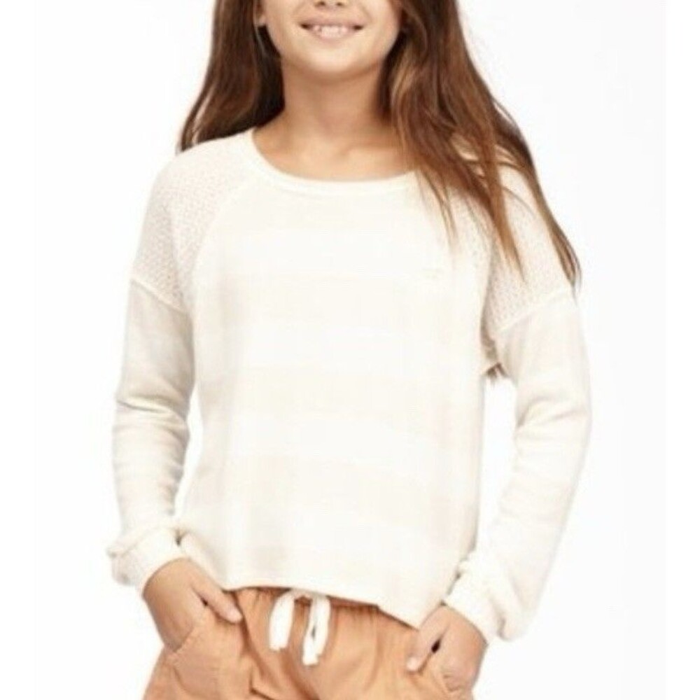 NWT's Billabong Girls 10 "Fresh Start" Long Sleeve Fall Top